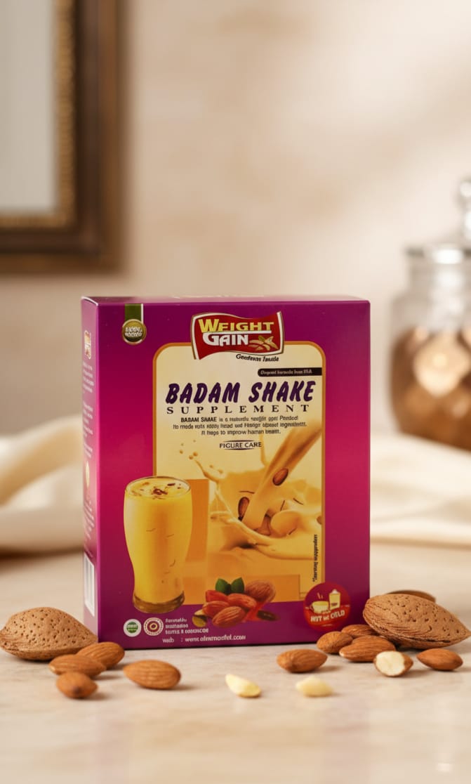 Natural Weight Gain Badam Shake